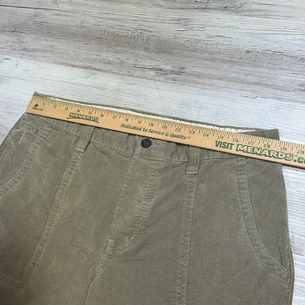 VTG The North Face Corduroy Button Fly Beige Pants Sz 38 Style# AABT Outdoor